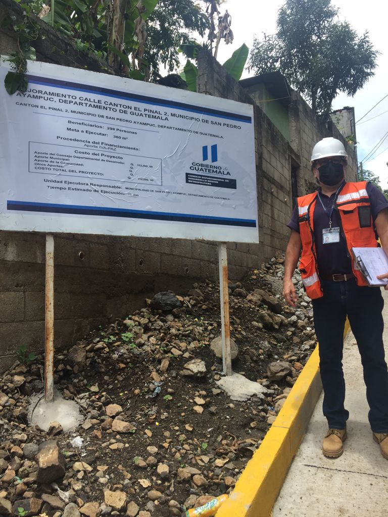 Supervisión de Obras en el Municipio de San Pedro Ayampuc