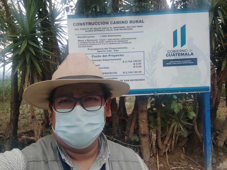 Supervisión de Obras en el municipio de San Raymundo