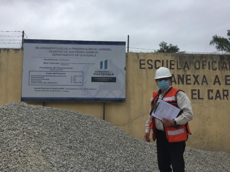 Supervisión de Obras en el Municipio de San Pedro Ayampuc