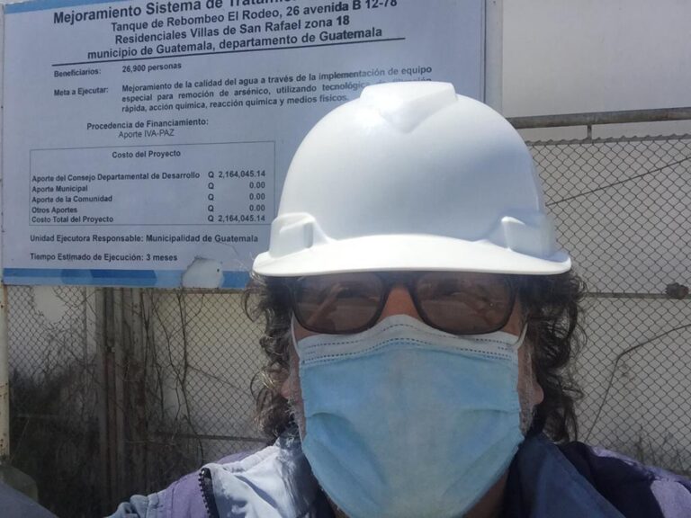 Supervisión de obras de Consejo de Desarrollo en San Raymundo