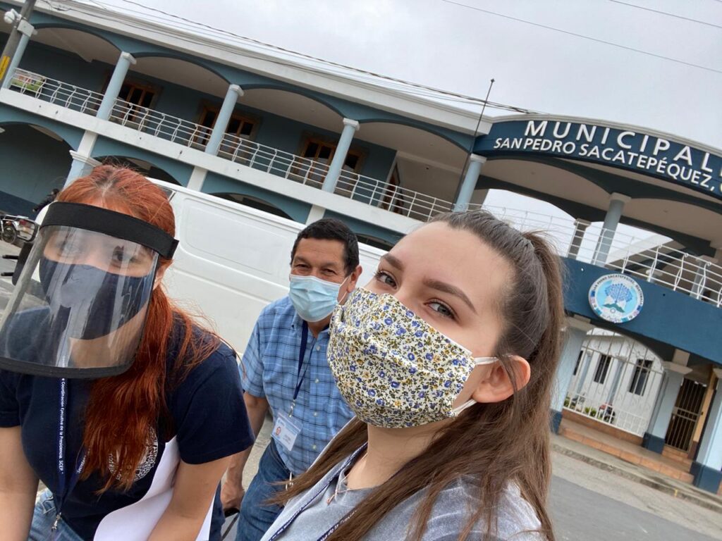 Trabajo de Campo de Promotores Sociales en San pedro Sacatepéquez